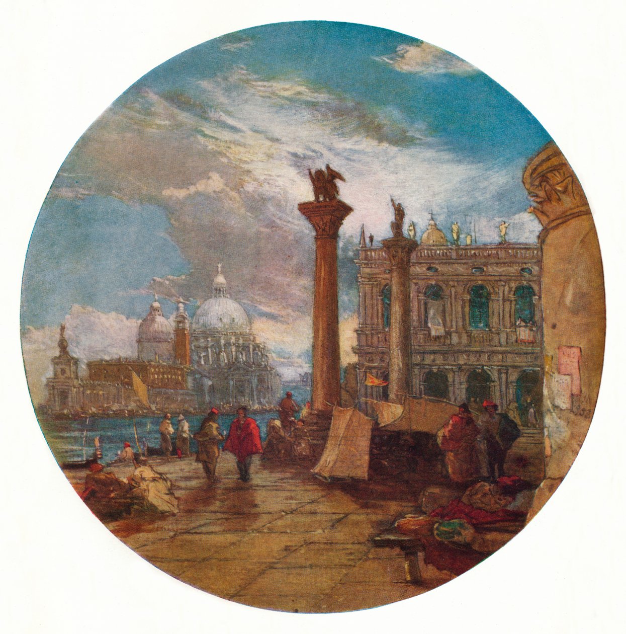 Utsikt i Venedig, c1853. av James Holland