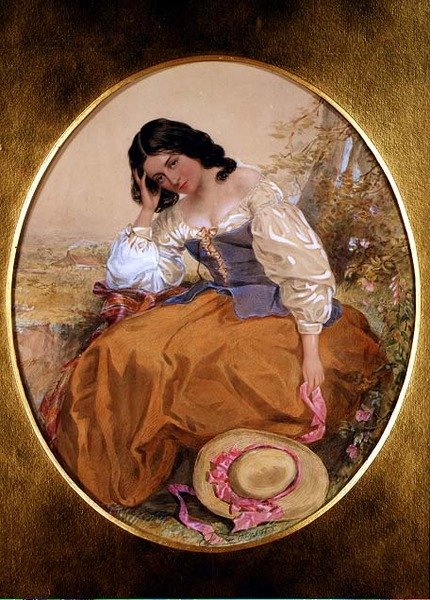 Kvinnlig figur - Meditation av James II Fisher