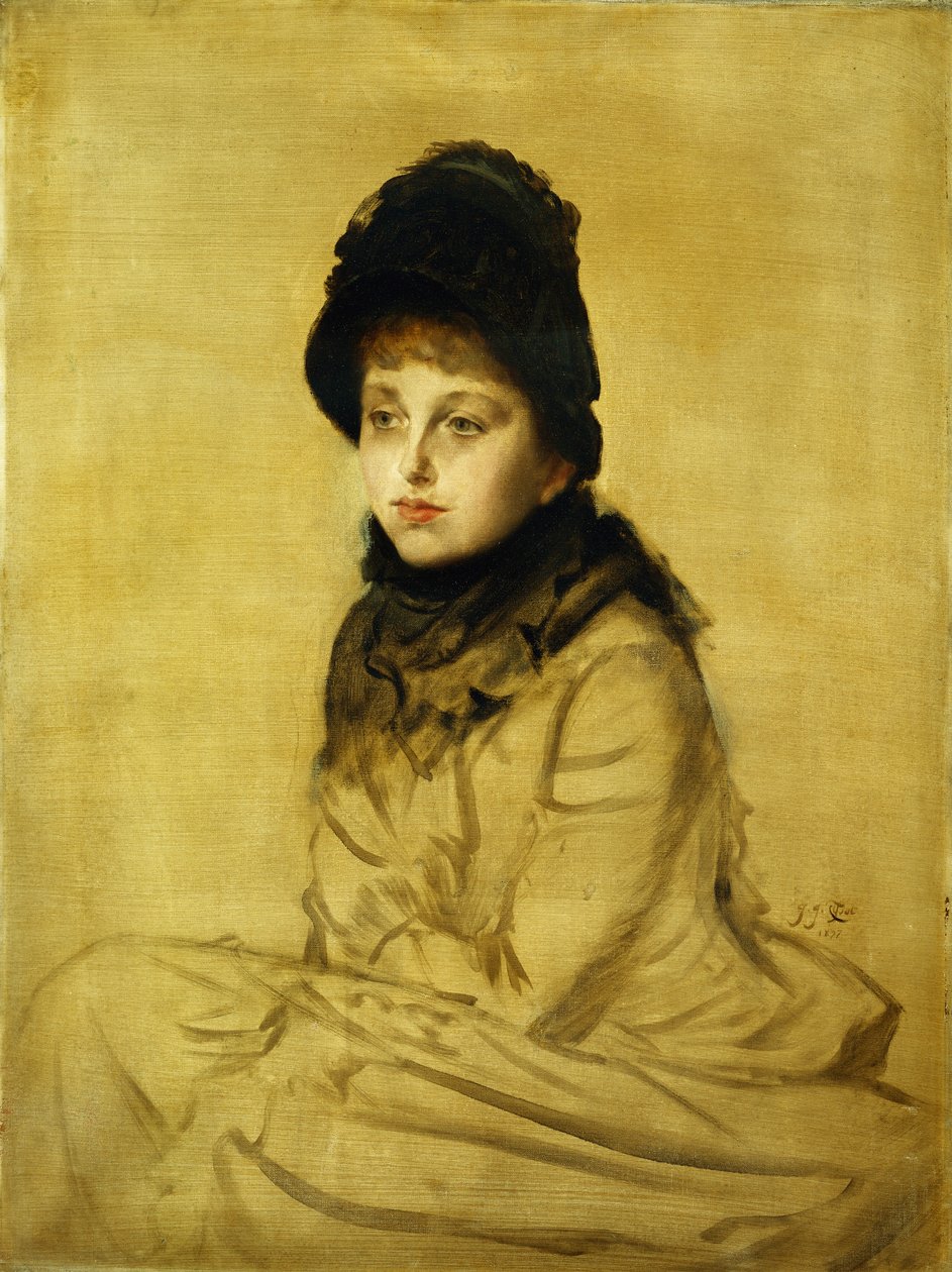 Ett porträtt av Kathleen Newton, 1877 av James Jacques Joseph Tissot