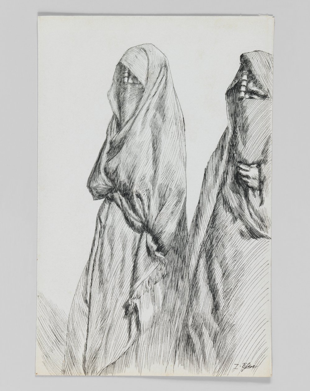 En väg på Oljeberget, illustration från Vår Herre Jesu Kristi liv av James Jacques Joseph Tissot