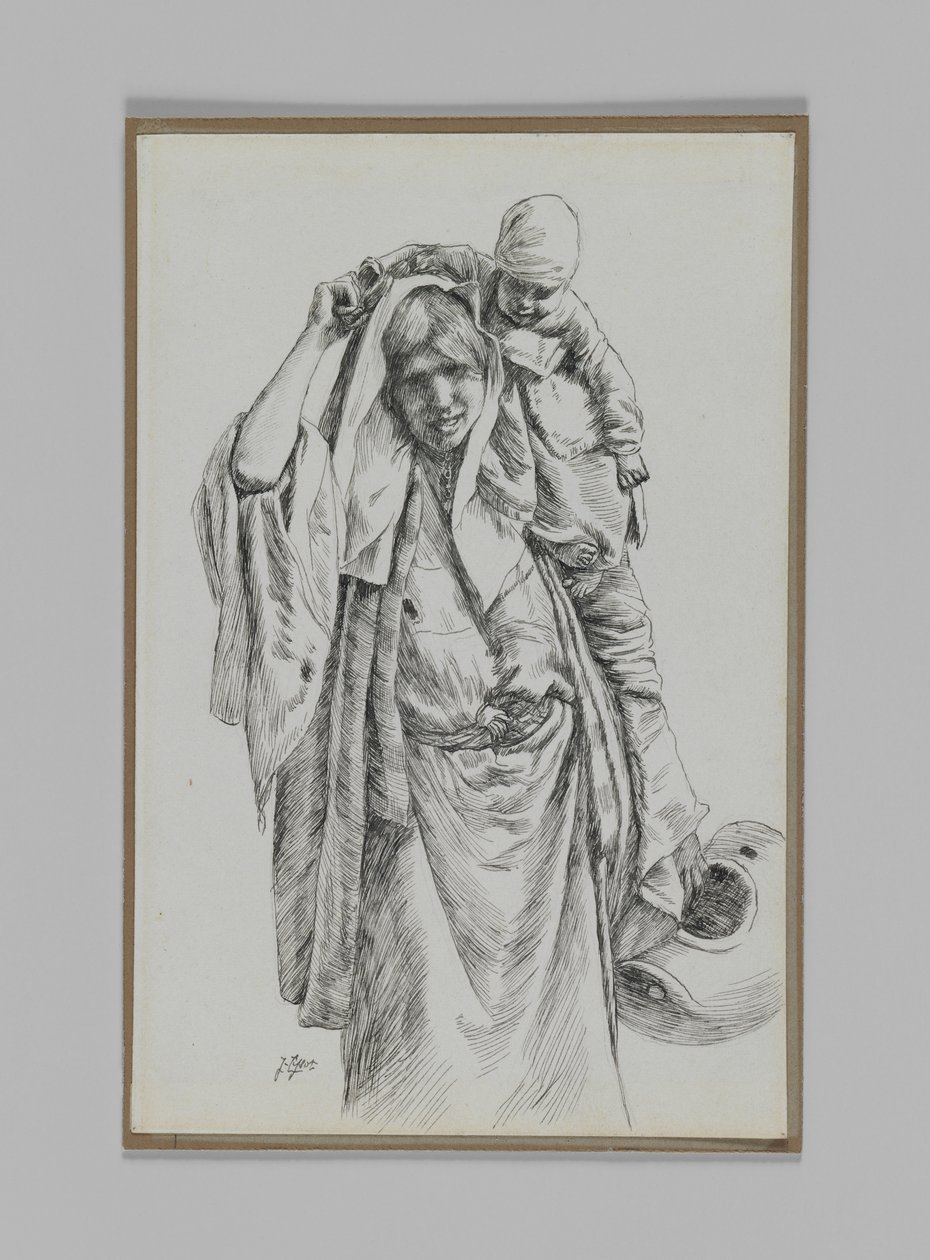 En typisk kvinna från Jerusalem, illustration från Vår Herre Jesu Kristi liv av James Jacques Joseph Tissot