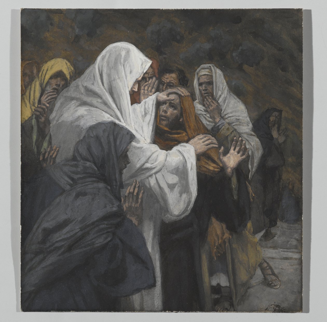 Adress till Sankt Filip, illustration från Vår Herre Jesu Kristi liv, 1886-94 (wc över grafit på papper) av James Jacques Joseph Tissot