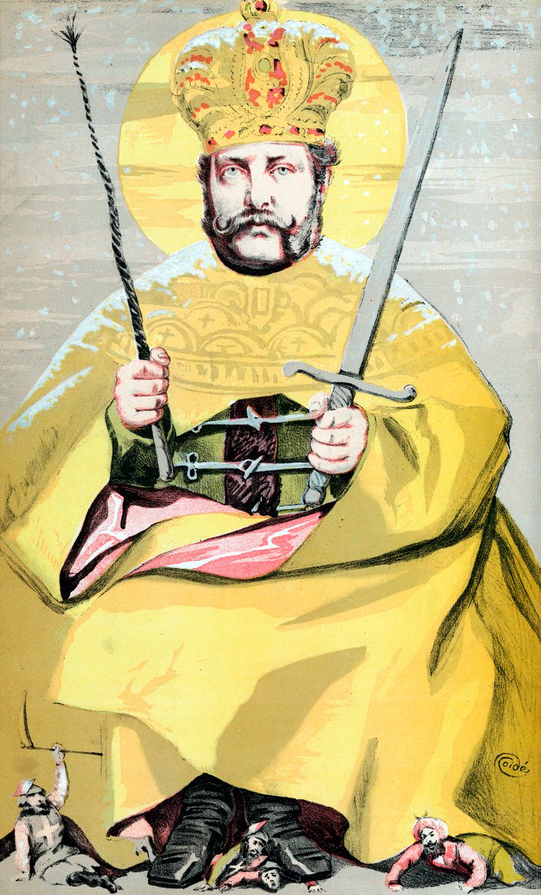 Alexander II 1818-1881, tsar av Ryssland från 1855, 1869 av James Jacques Joseph Tissot