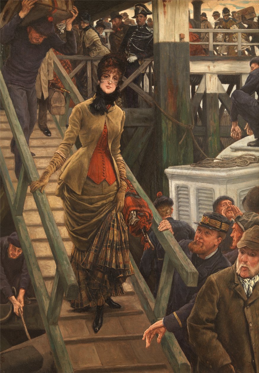 Ombordstigning i Calais av James Jacques Joseph Tissot