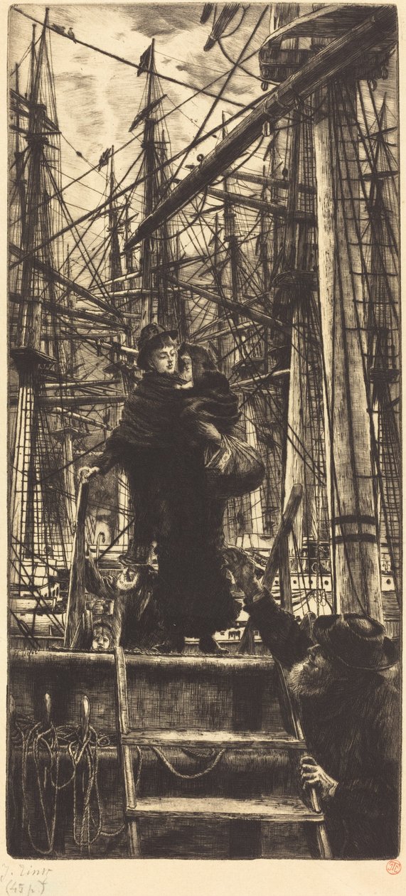 Emigranter av James Jacques Joseph Tissot