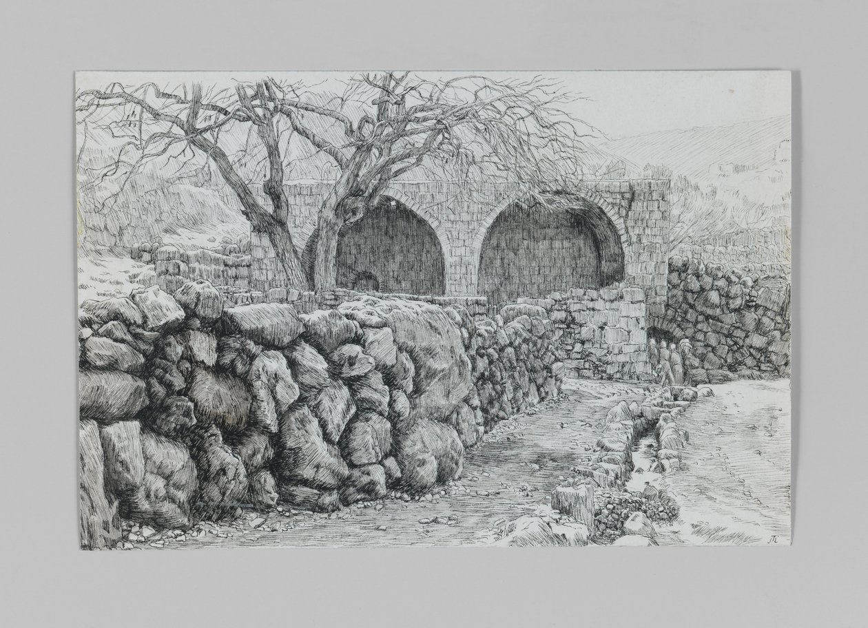 Jungfruns fontän i Ain-Karim, illustration från Vår Herre Jesu Kristi liv av James Jacques Joseph Tissot
