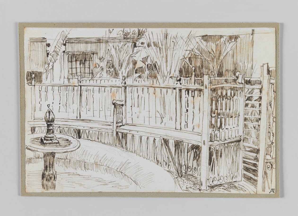 De dansande dervischernas trädgård i Kairo, illustration från Vår Herre Jesu Kristi liv av James Jacques Joseph Tissot