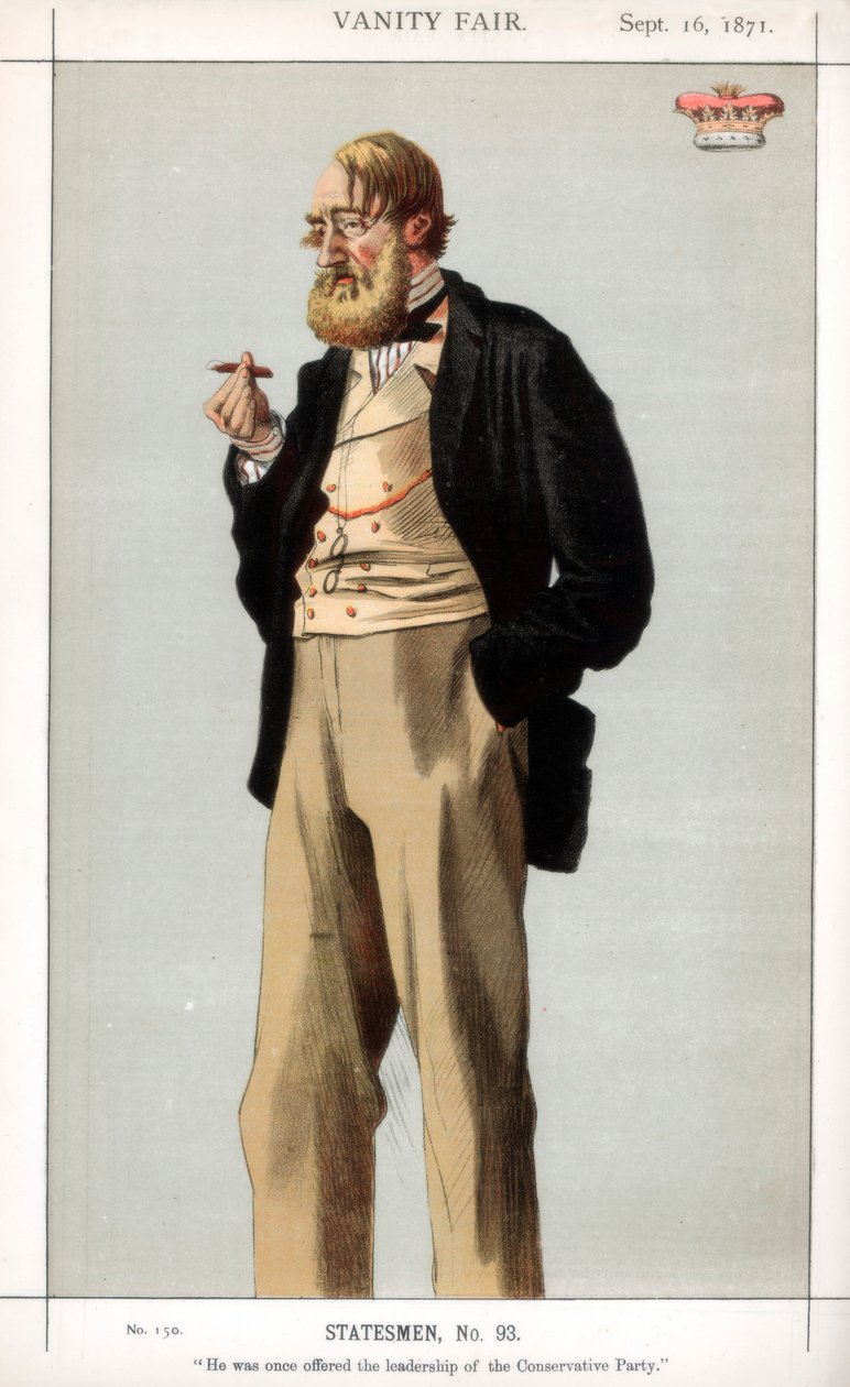 Han erbjöds en gång ledarskapet för det konservativa partiet 1871. av James Jacques Joseph Tissot
