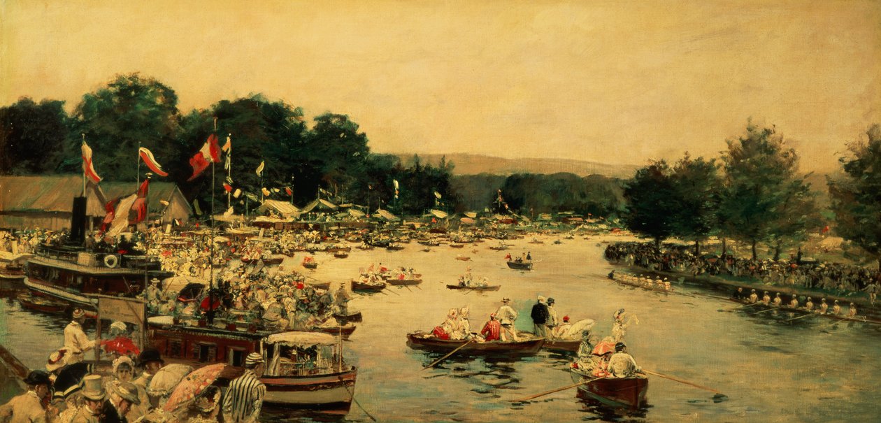 Henley Regatta, ca 1877 av James Jacques Joseph Tissot