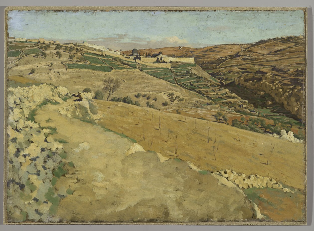 Jerusalem och Siloam, South Side, illustration till The Life of Christ, 1886-94 av James Jacques Joseph Tissot