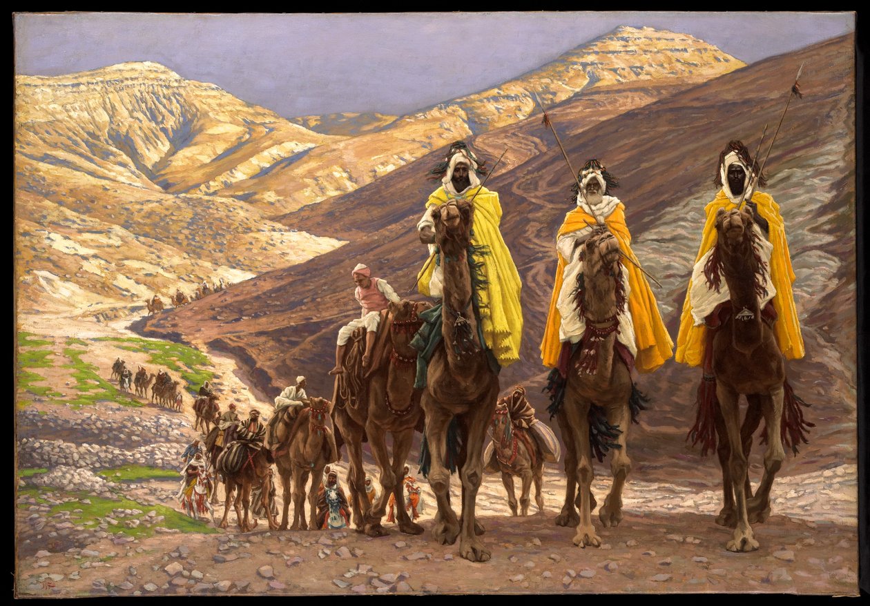Magiernas resa, ca 1894 av James Jacques Joseph Tissot
