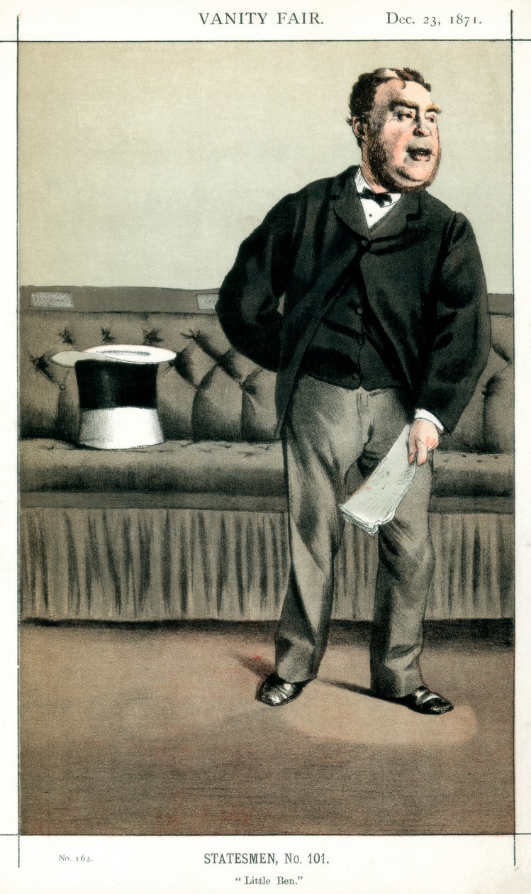 Little Ben, George Cavendish-Bentinck, brittisk politiker, 1871. av James Jacques Joseph Tissot