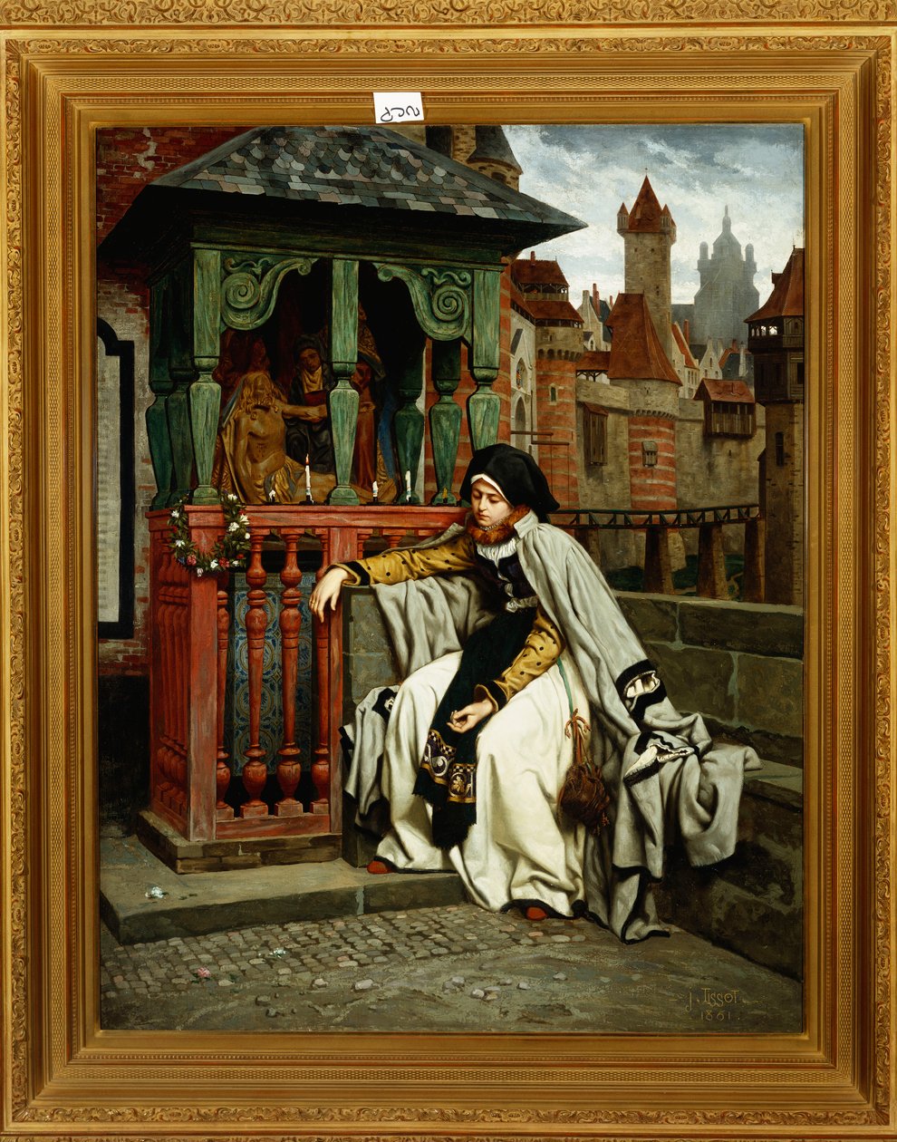 Marguerite vid vallarna, 1861 av James Jacques Joseph Tissot
