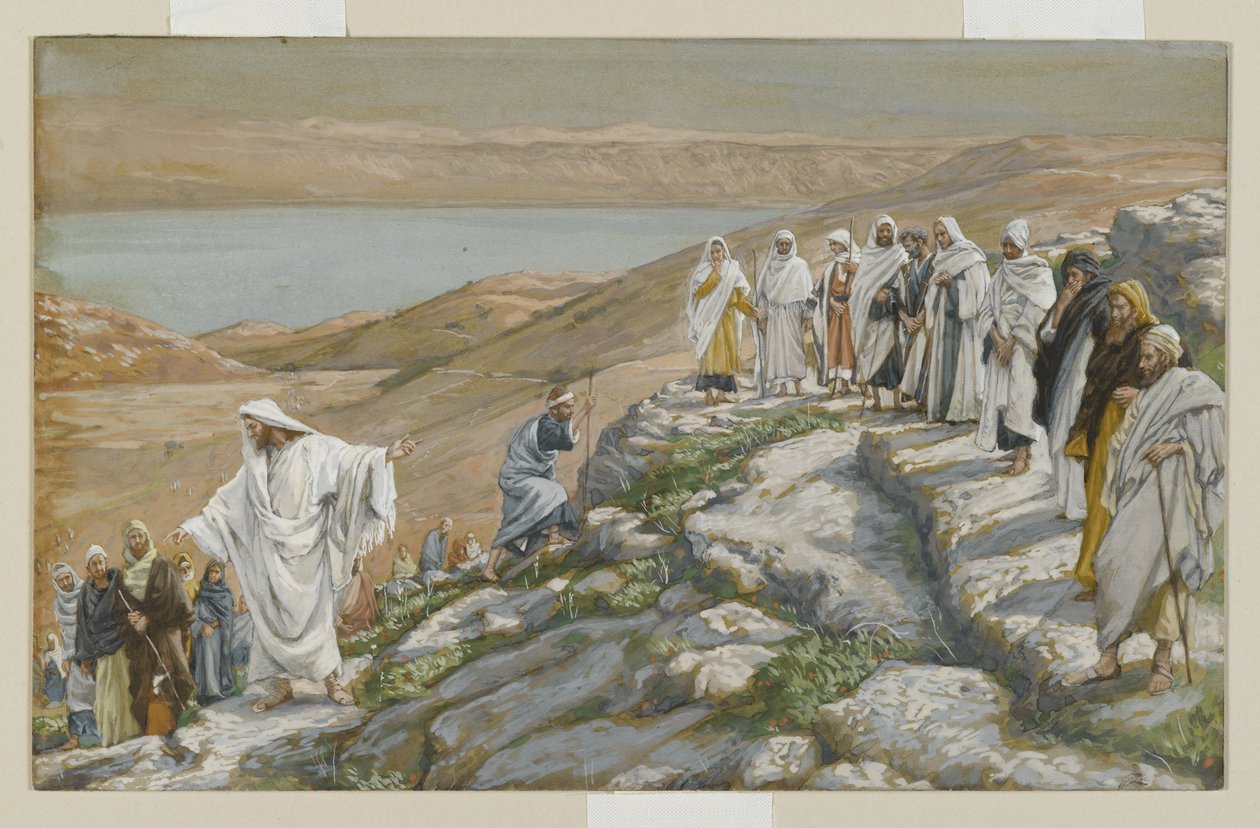 Ordination av de tolv apostlarna, illustration från Vår Herre Jesu Kristi liv (wc över grafit på papper) av James Jacques Joseph Tissot