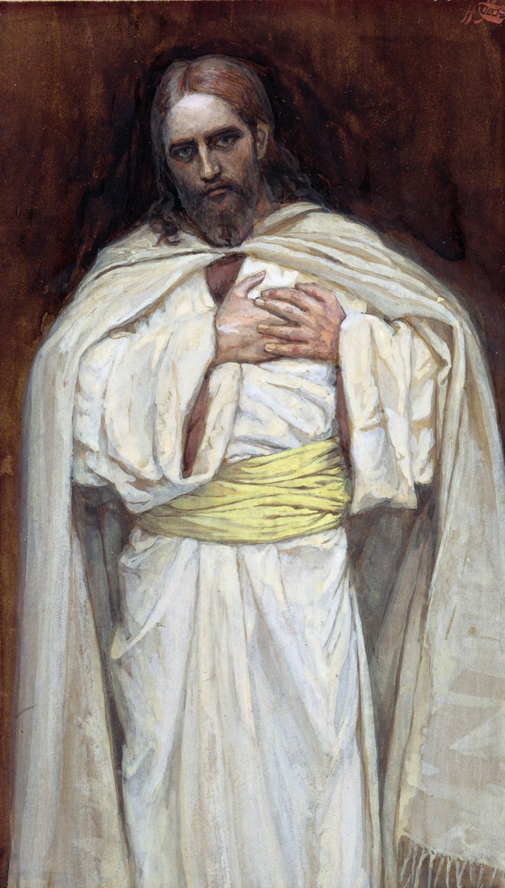 Our Lord Jesus Christ, illustration till The Life of Christ, c.1886-94 (wc & gouache på kartong) av James Jacques Joseph Tissot