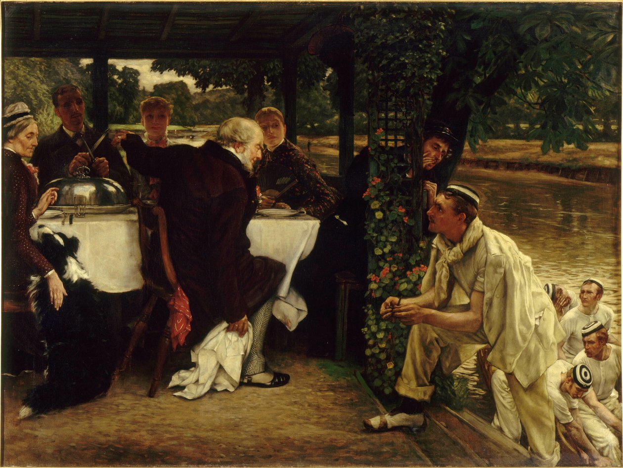 Liknelse om den förlorade sonen: The Fatted Calf, 1880. av James Jacques Joseph Tissot