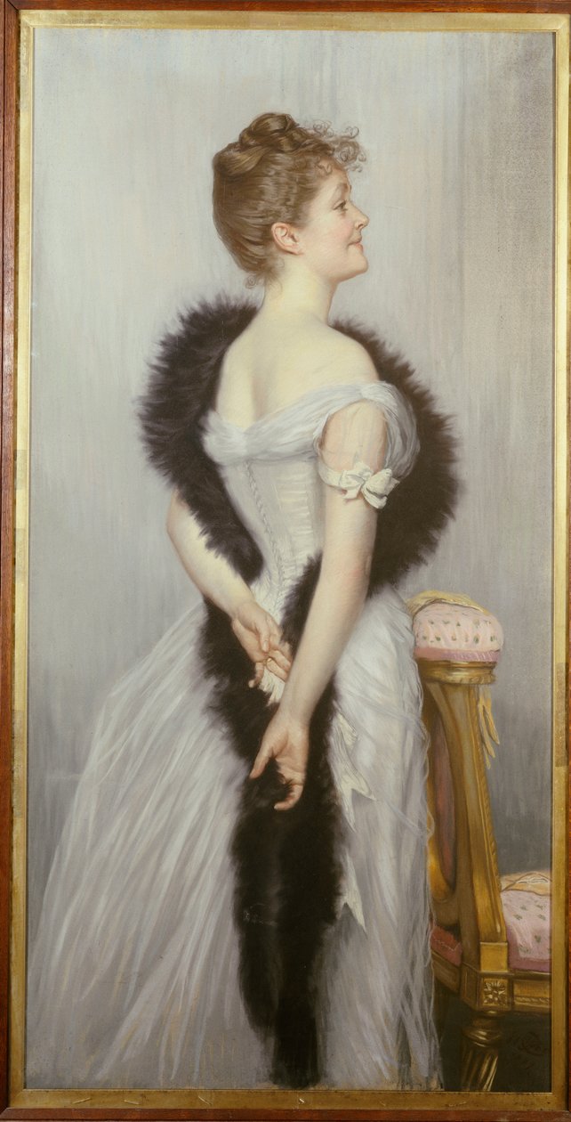 Porträtt av Vicomtesse de Montmorand, 1889 av James Jacques Joseph Tissot