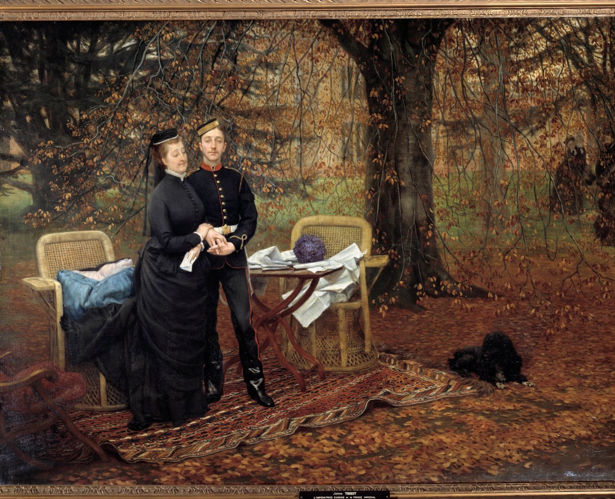 Porträtt av den kejserliga prinsen Eugenia (Eugenia de Montijo av James Jacques Joseph Tissot
