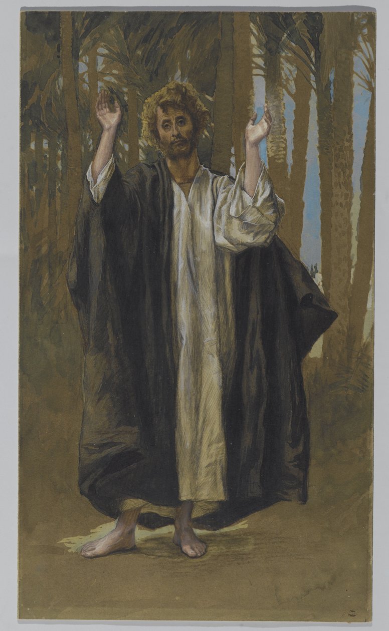 Saint Simon, illustration från Vår Herre Jesu Kristi liv (wc över grafit på papper) av James Jacques Joseph Tissot