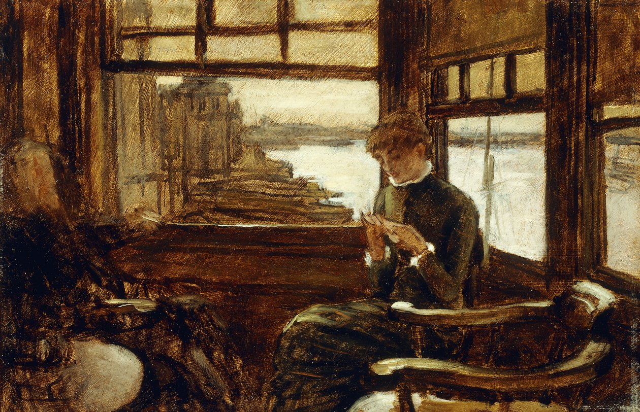 Study for the Prodigal Son in Modern Life: The Departure, c.1881 av James Jacques Joseph Tissot