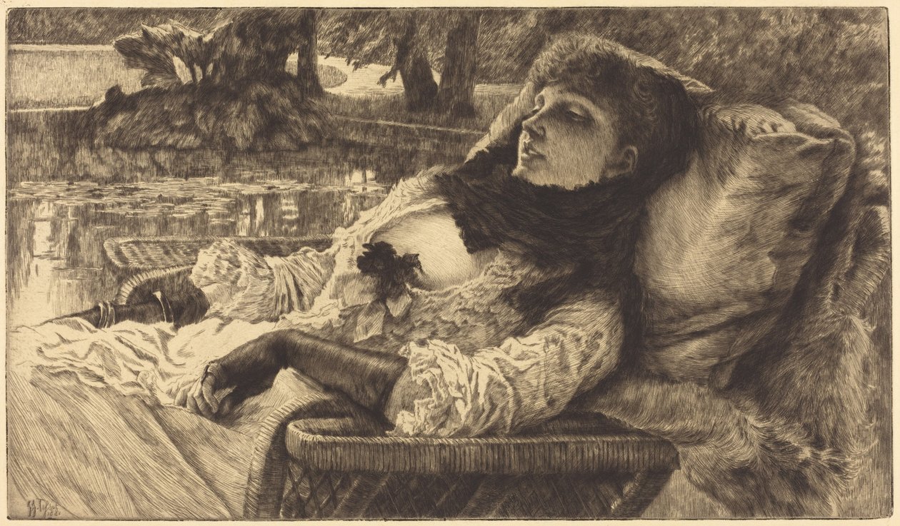 Sommarkväll av James Jacques Joseph Tissot