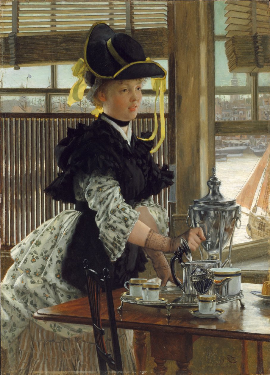 Tea, 1872 av James Jacques Joseph Tissot