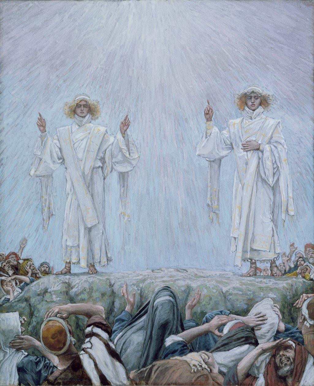 The Ascension, illustration till The Life of Christ, c.1884-96 (wc & gouache på kartong) av James Jacques Joseph Tissot