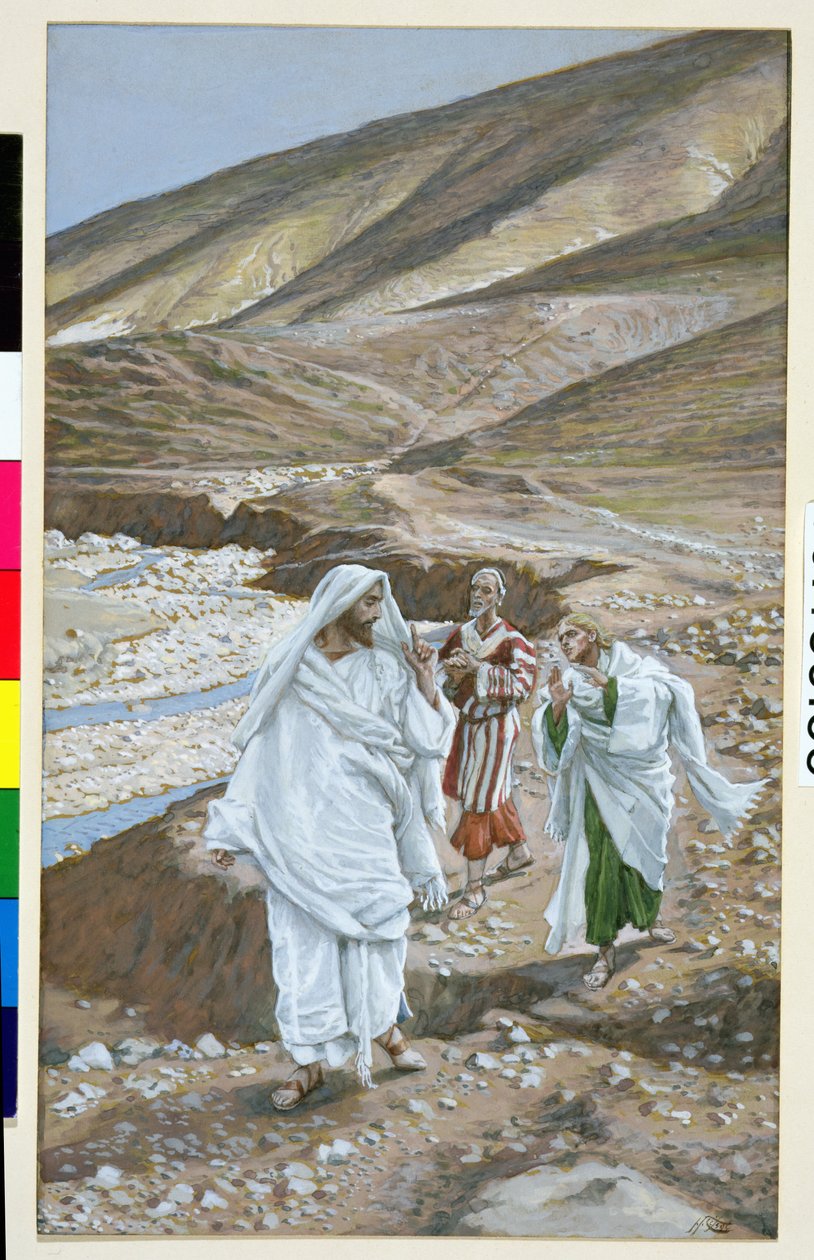 The Calling of St. Andrew and St. John, illustration till The Life of Christ, c.1886-94 (wc & gouache på kartong) av James Jacques Joseph Tissot