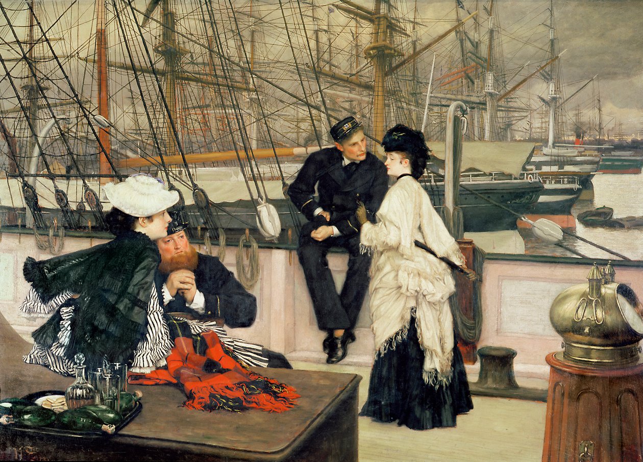 Kaptenen och styrmannen, 1873 av James Jacques Joseph Tissot
