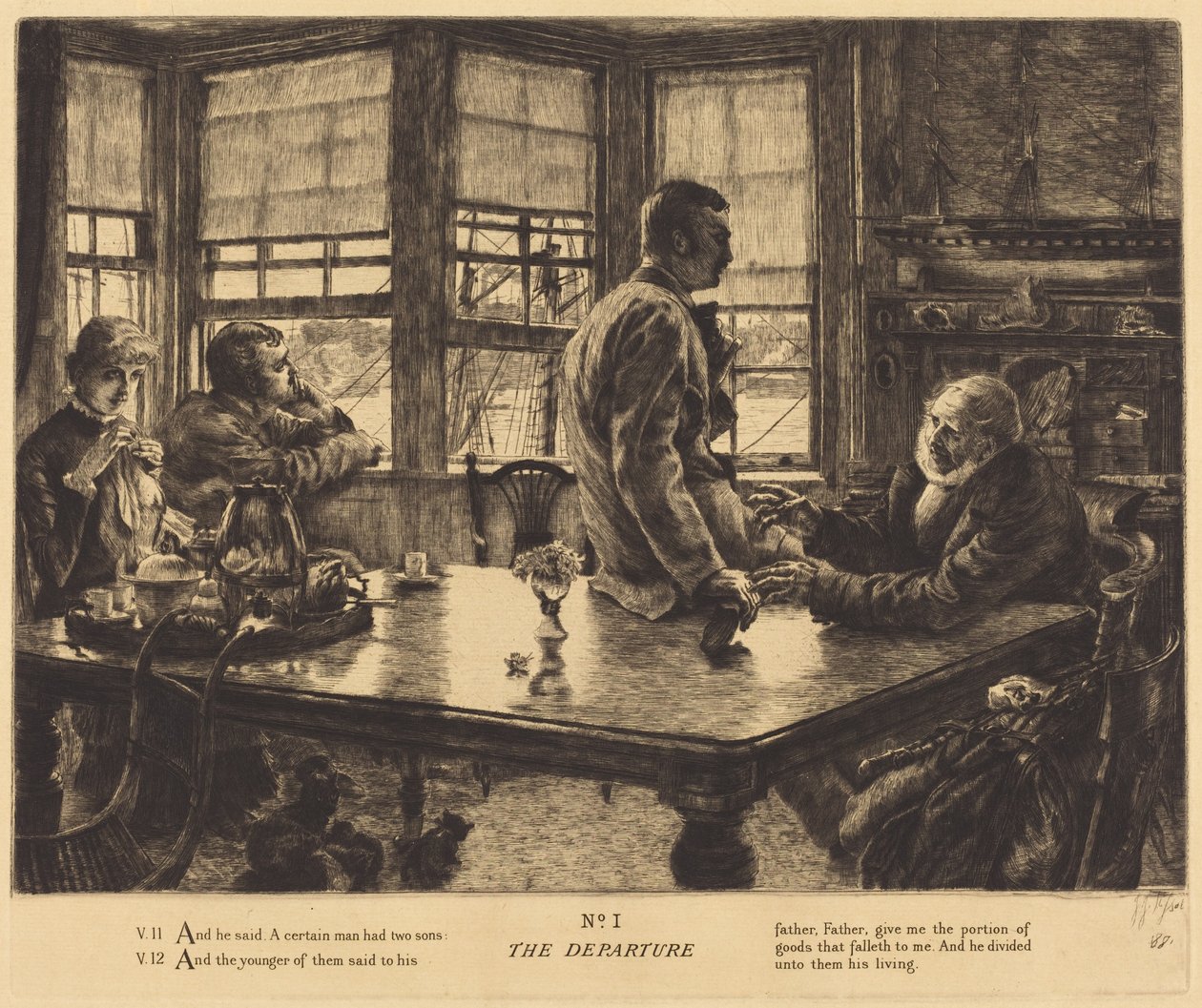 Avresan av James Jacques Joseph Tissot