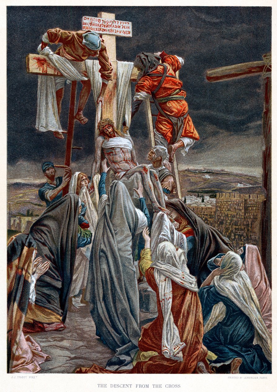 Nedstigningen från korset, c1890 av James Jacques Joseph Tissot