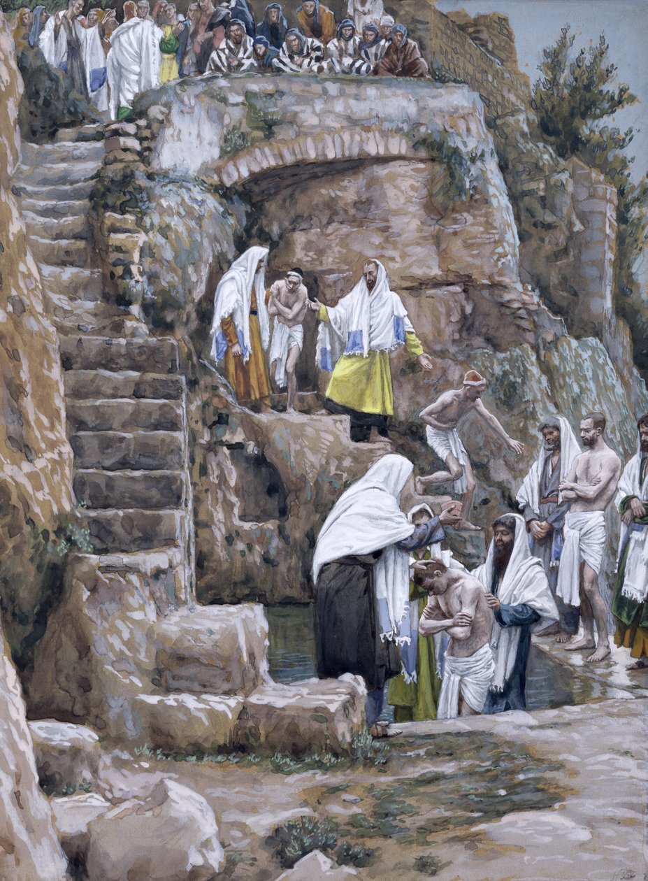 The Disciples of Jesu doping, illustration till The Life of Christ, c.1886-94 (wc & gouache på kartong) av James Jacques Joseph Tissot
