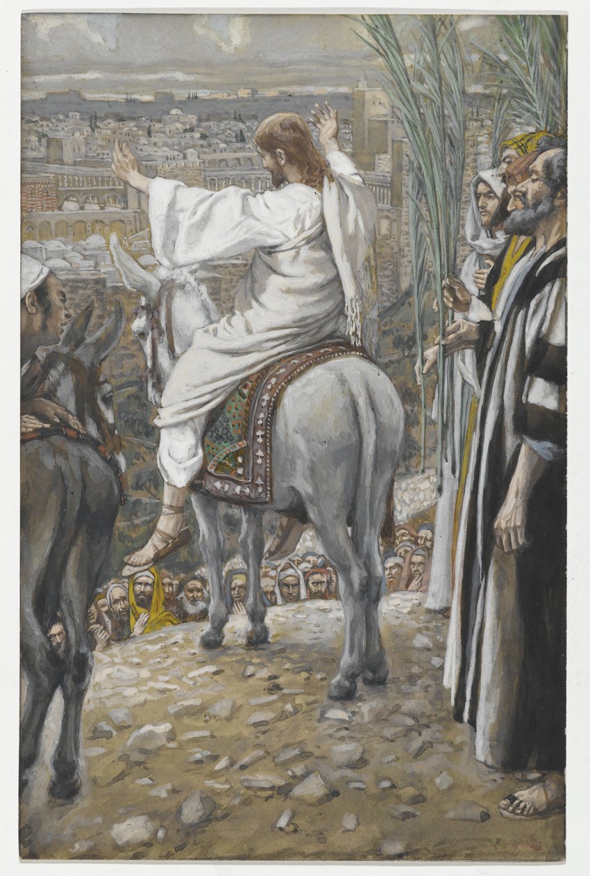 The Lord Wept, illustration från The Life of Our Lord Jesus Christ, 1886-94 (wc över grafit på papper) av James Jacques Joseph Tissot
