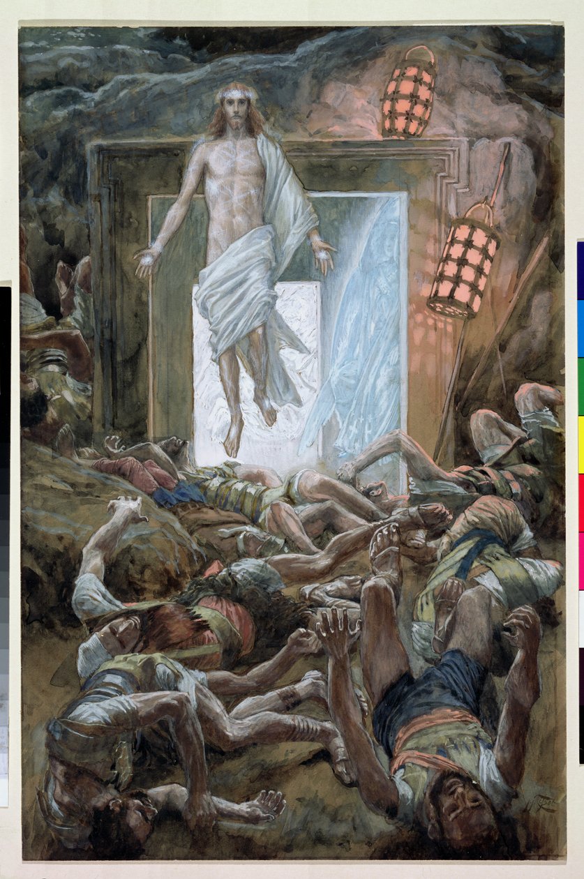 The Resurrection, illustration till The Life of Christ, c.1886-94 (wc & gouache på kartong) av James Jacques Joseph Tissot