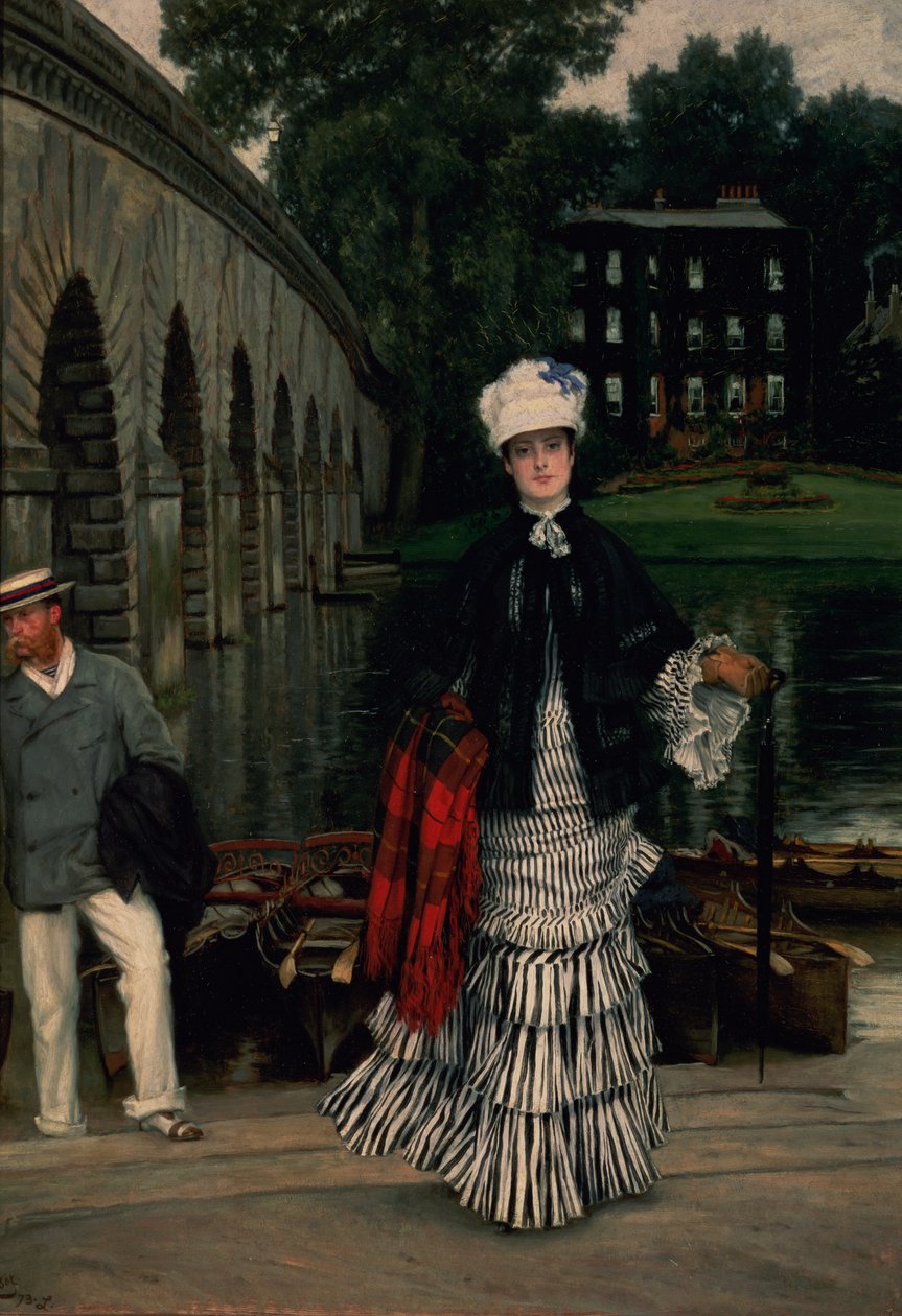 Återkomsten från båtresan, 1873 av James Jacques Joseph Tissot