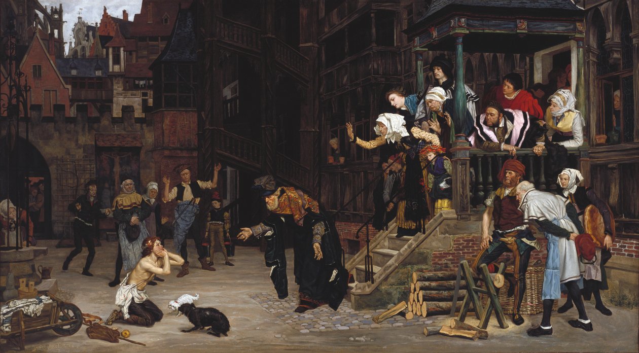 Den förlorade sonens återkomst, 1862 av James Jacques Joseph Tissot