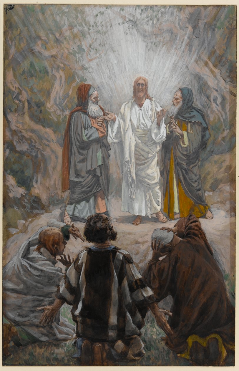 The Transfiguration, illustration till The Life of Christ, c.1886-94 (wc & gouache på kartong) av James Jacques Joseph Tissot