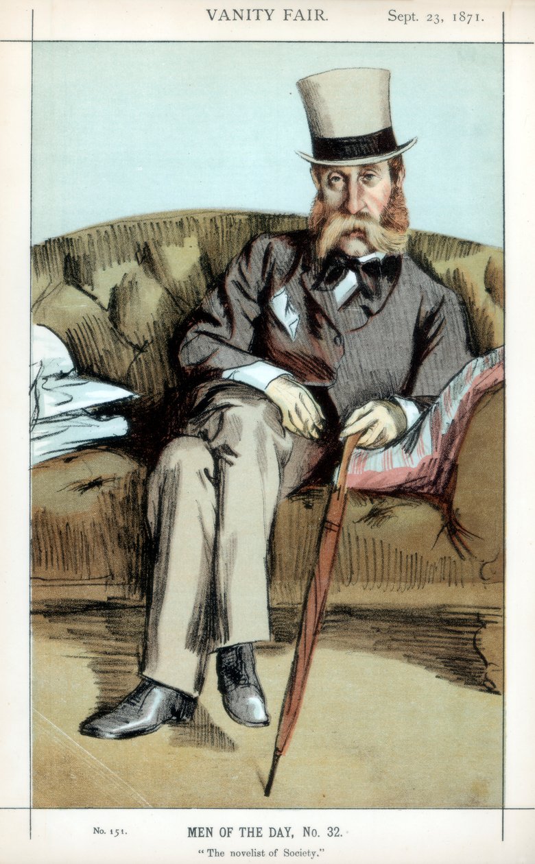 Samhällets romanförfattare, 1871. av James Jacques Joseph Tissot