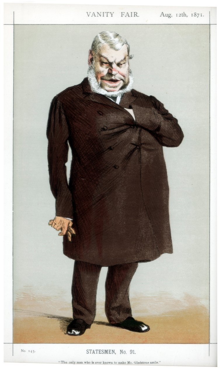 Den enda mannen som någonsin är känd för att få Mr Gladstone att le, 1871 av James Jacques Joseph Tissot