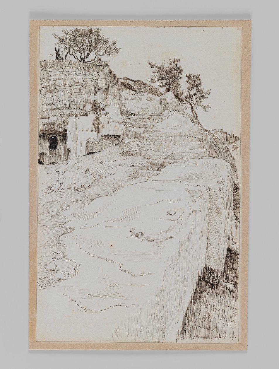Gravar i Hinnoms dal, illustration från Vår Herre Jesu Kristi liv av James Jacques Joseph Tissot