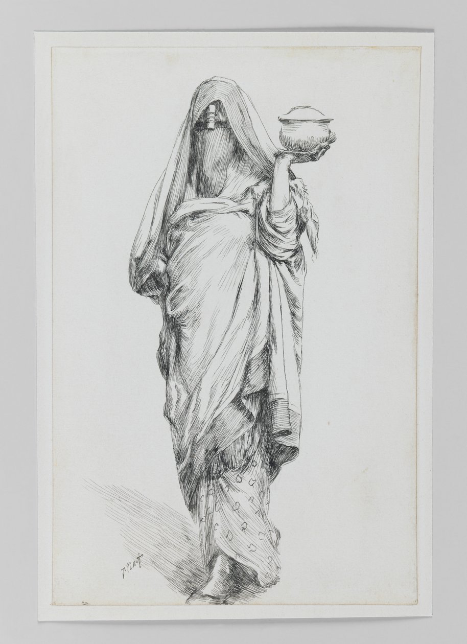 Kvinna från Kairo, illustration från Vår Herre Jesu Kristi liv av James Jacques Joseph Tissot