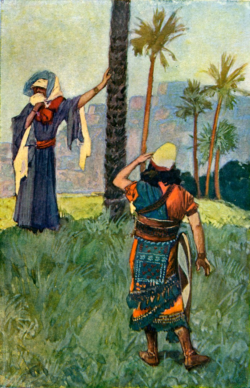 Deborah under palmen av J James Tissot - Bibeln av James Jacques Joseph after Tissot