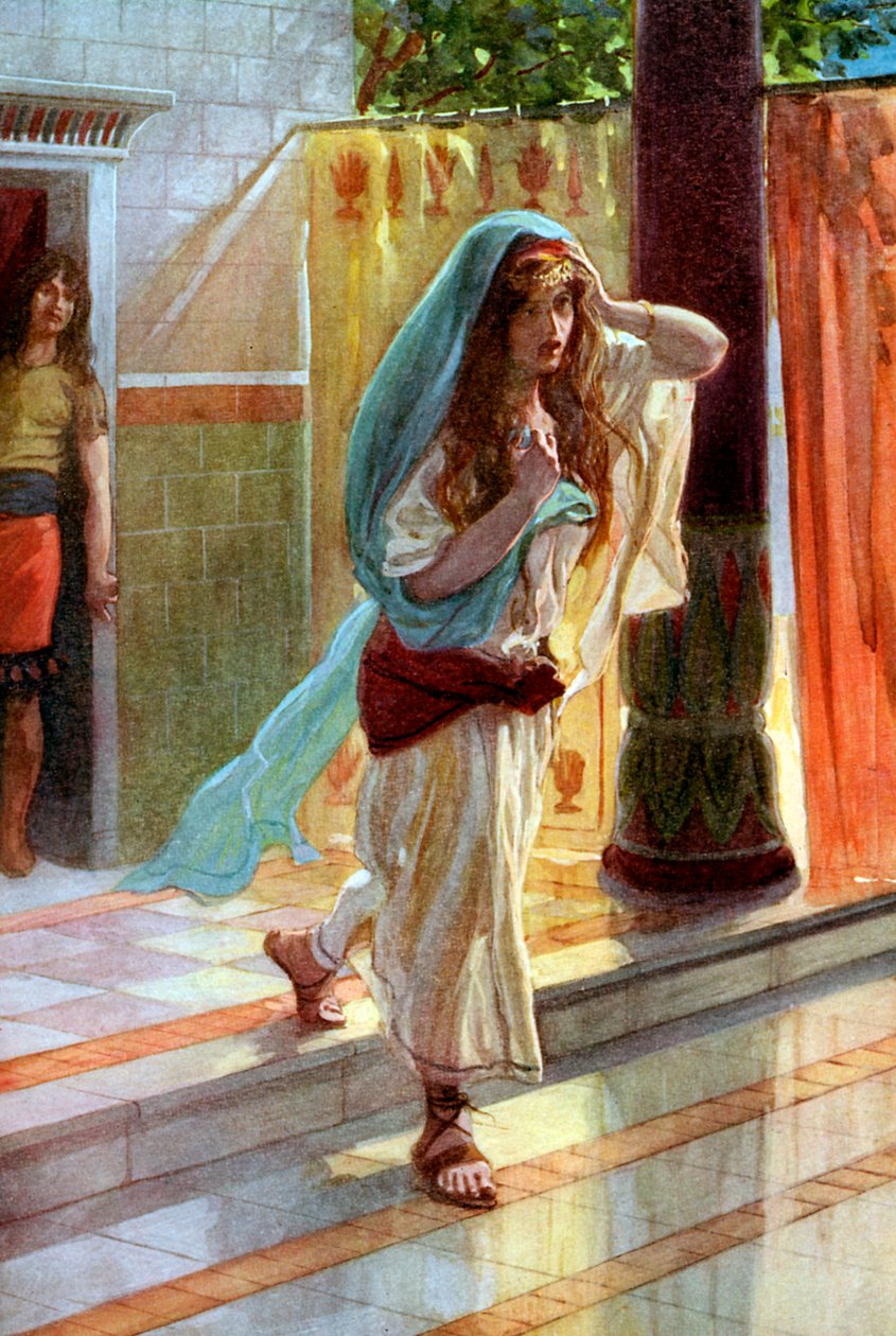 Tamars ödeläggelse av J James Tissot - Bibeln av James Jacques Joseph after Tissot