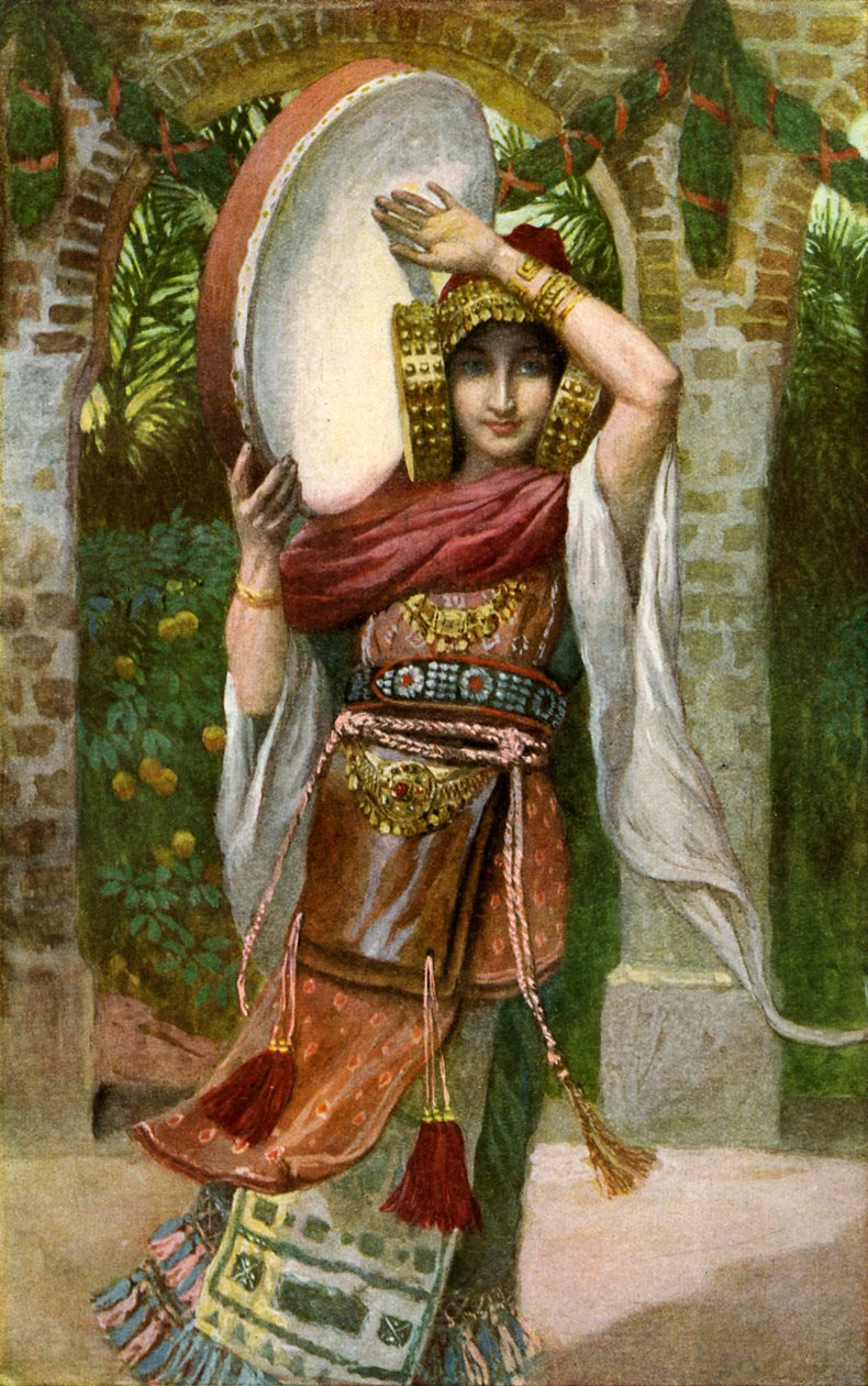 Jeftas dotter av J James Tissot - Bibeln av James Jacques Joseph after Tissot