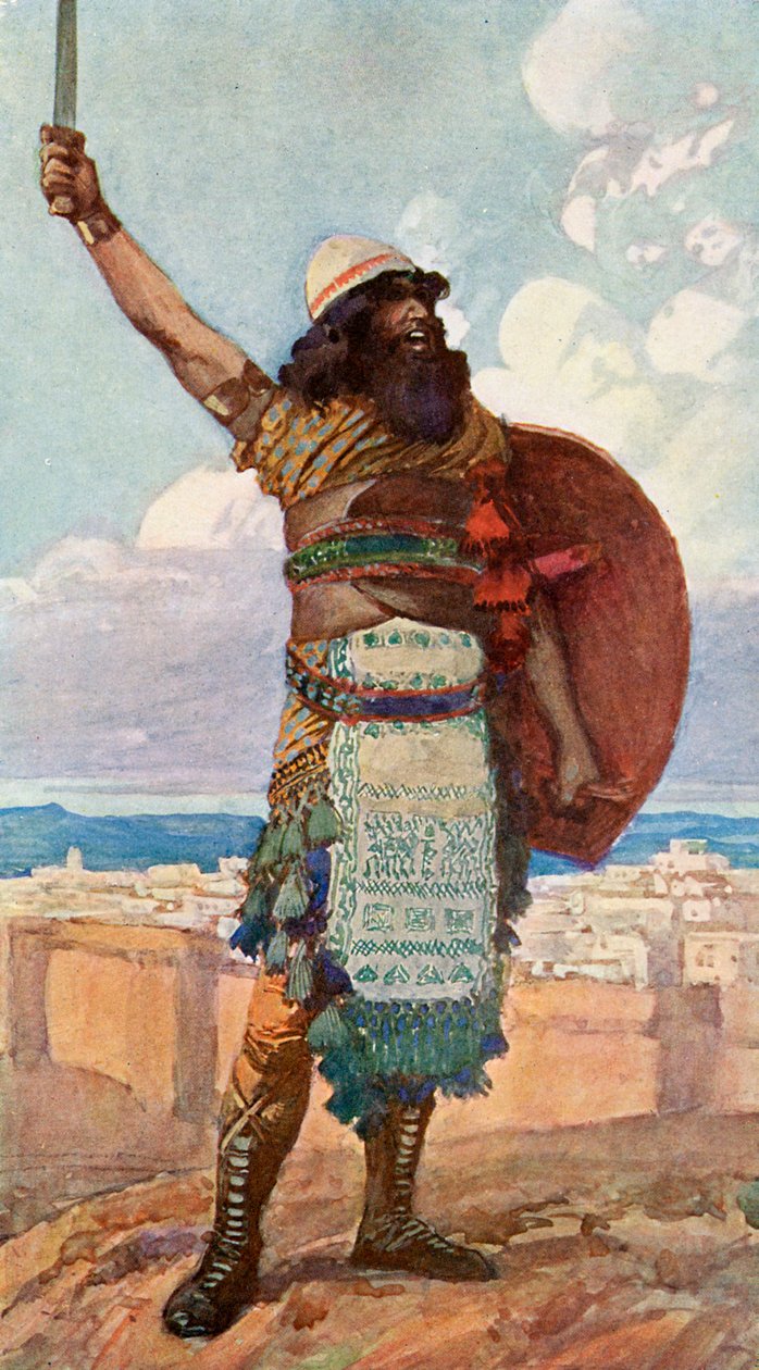 Othniel av J James Tissot - Bibeln av James Jacques Joseph after Tissot