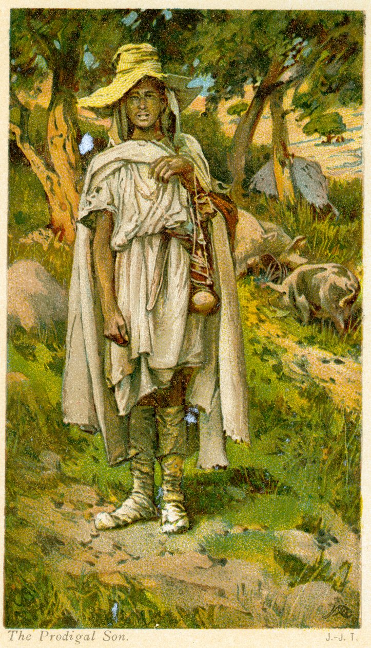 Den förlorade sonen - Bibeln av James Jacques Joseph after Tissot