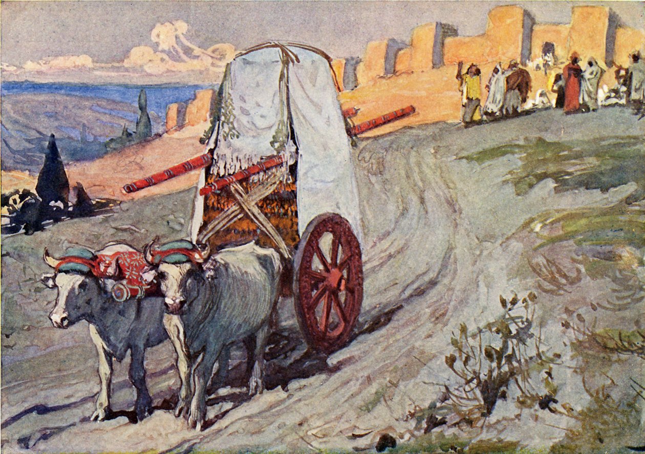 Arken skickad iväg av J James Tissot - Bibeln av James Jacques Joseph after Tissot