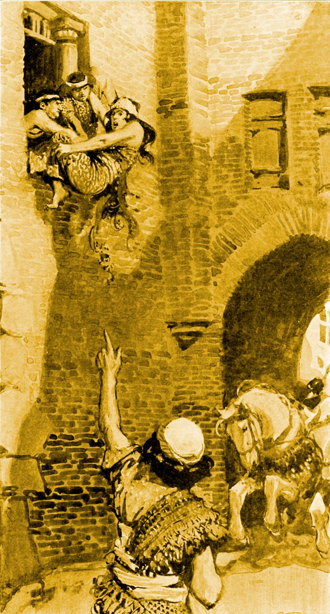 Jezebels död av J James Tissot - Bibeln av James Jacques Joseph after Tissot