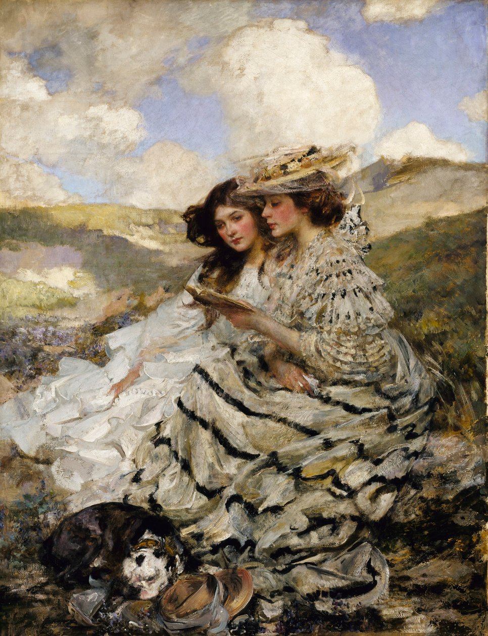 På sanddynerna (Lady Shannon och Kitty) av James Jebusa Shannon