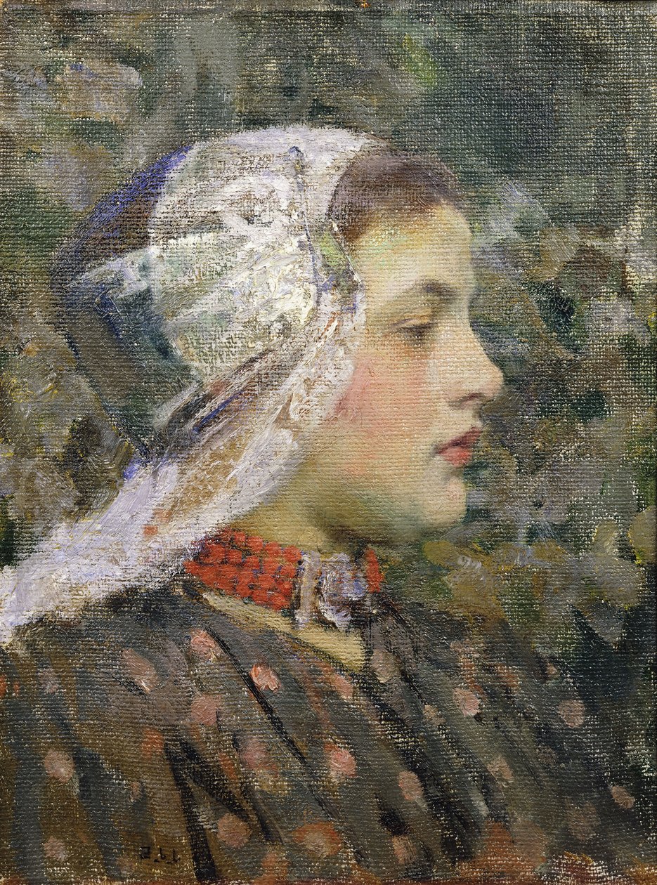 Porträtt av kattunge, av James Jebusa Shannon